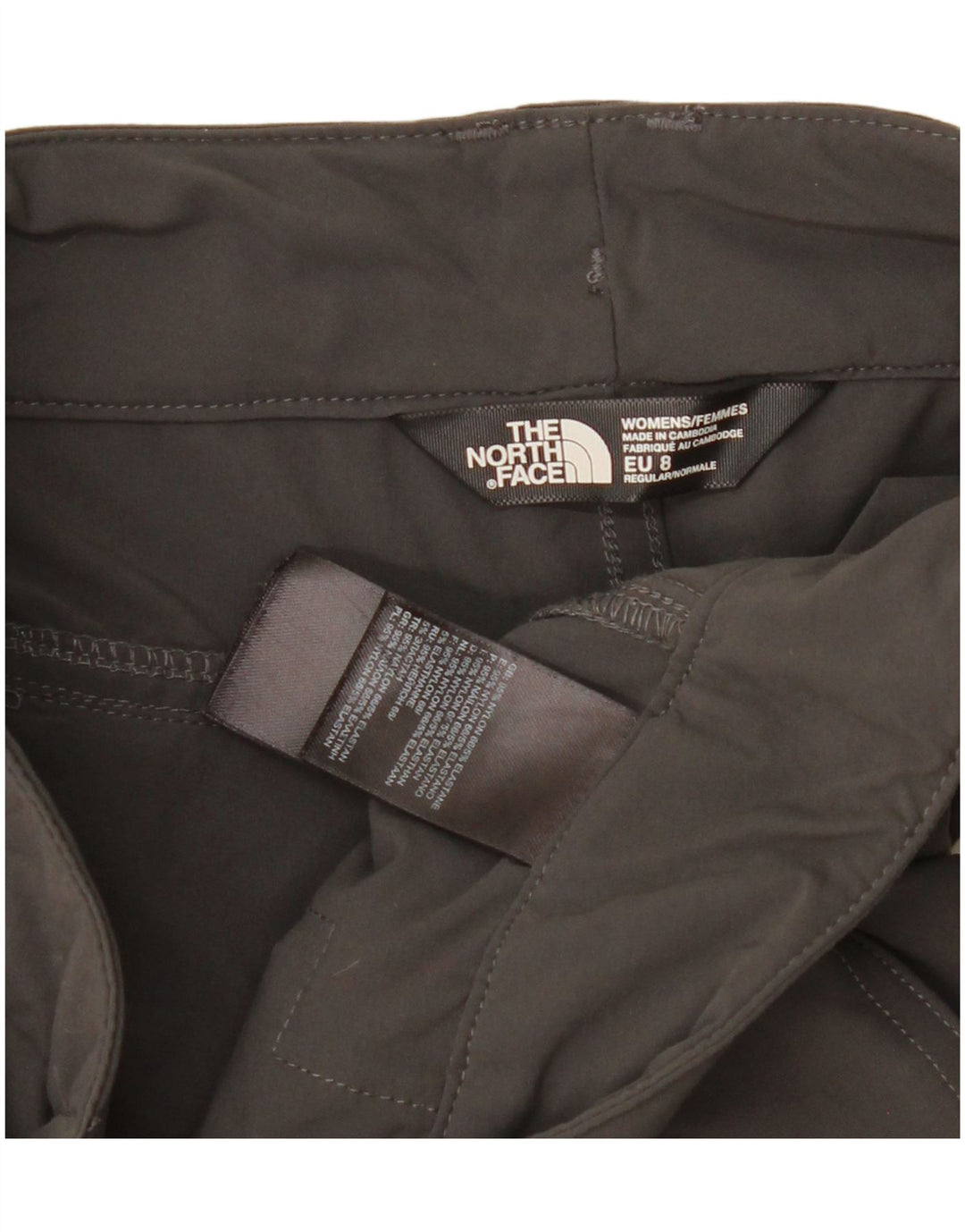 Pantaloni scurti cargo pentru femei The North Face W32 Large, gri din nailon