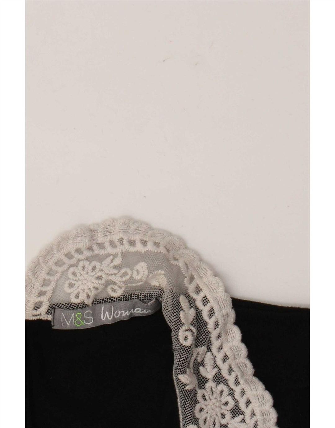 Bluză Crop Top pentru femei Marks & Spencer UK 12 Medium Black