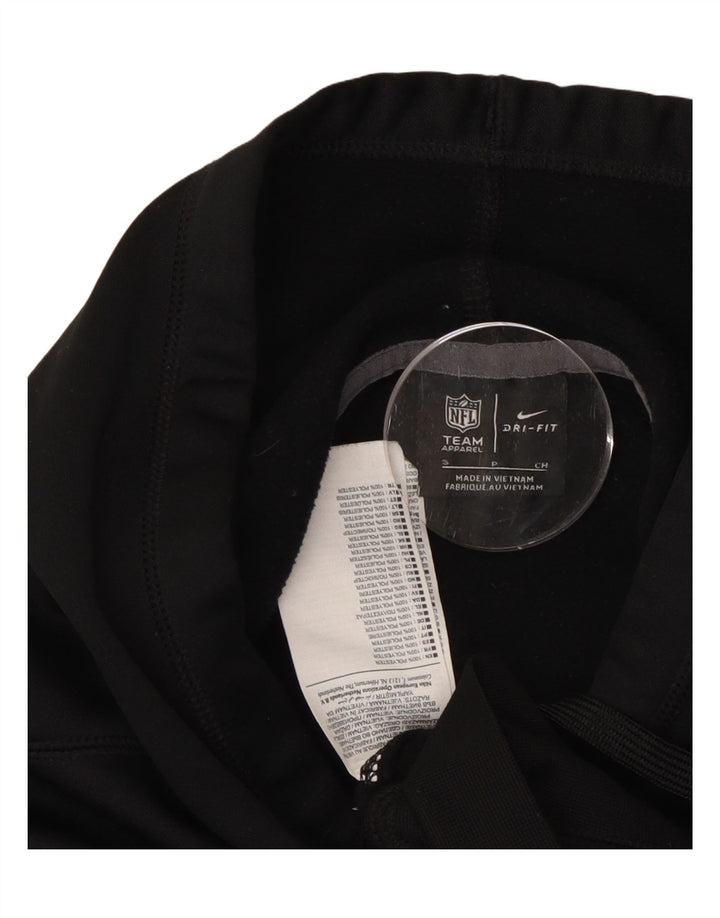 Pulover supradimensionat pentru femei Las Vegas Raiders NIKE UK 10 Mic Negru