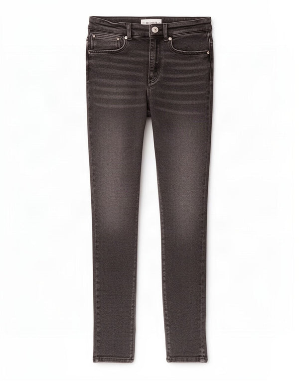 Blugi skinny pentru femei cu talie înaltă Zara EU 38 Mici L28 L26 Bumbac gri
