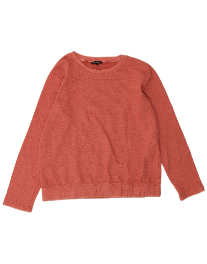 Hanorac pentru femei Massimo Dutti Pulover UK 14 Bumbac portocaliu mediu