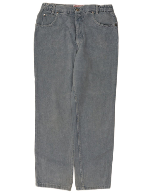 Blugi conici vintage pentru femei cu talie înaltă EU 41 Medium W28 L27 Poliester albastru