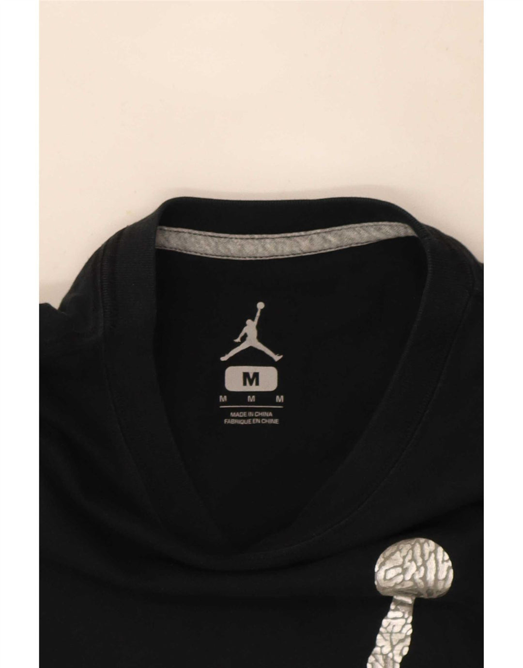 Tricou grafic pentru bărbați Jordan Top Mediu Negru