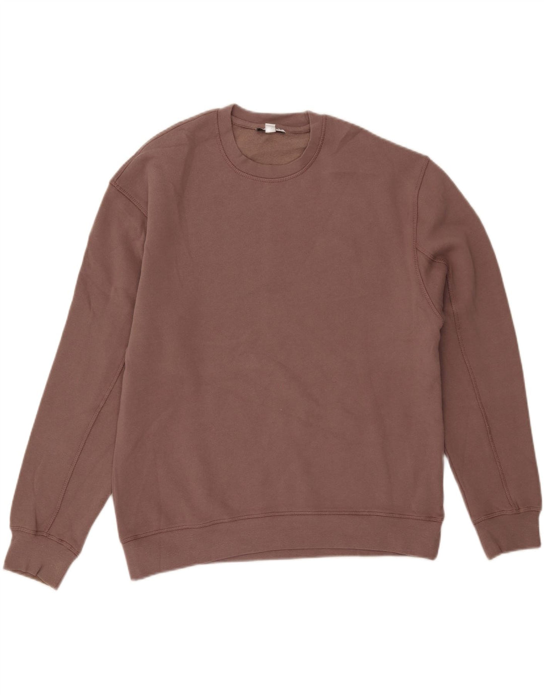 TOPSHOP Pulover supradimensionat pentru femei UK 14 Bumbac roz mediu