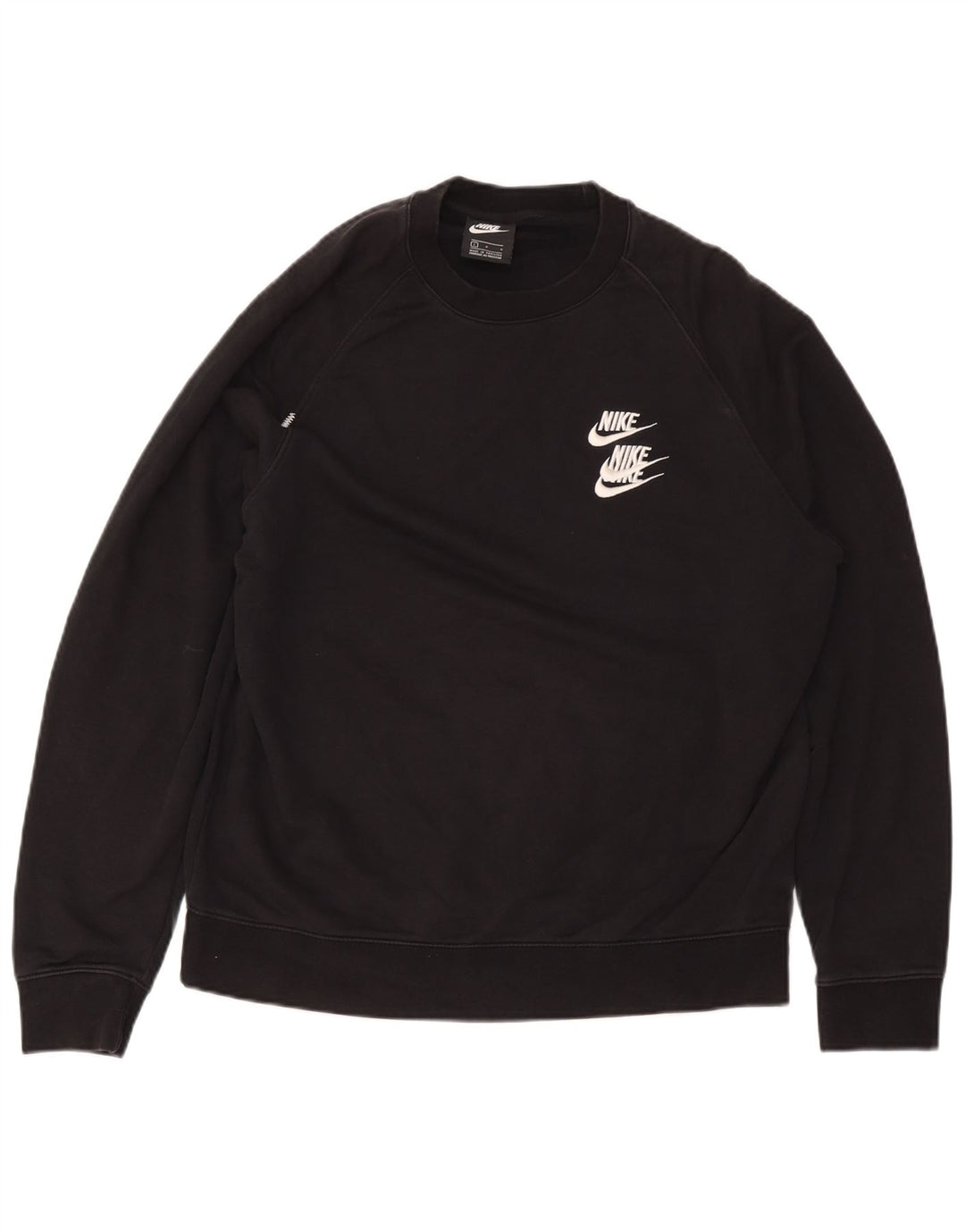 Hanorac grafic pentru bărbați Nike Pulover mare, negru, bumbac