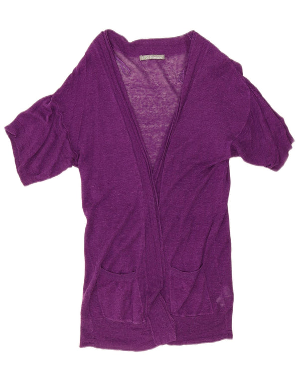 Pulover cardigan cu mânecă scurtă pentru femei Marks & Spencer UK 10 mic violet