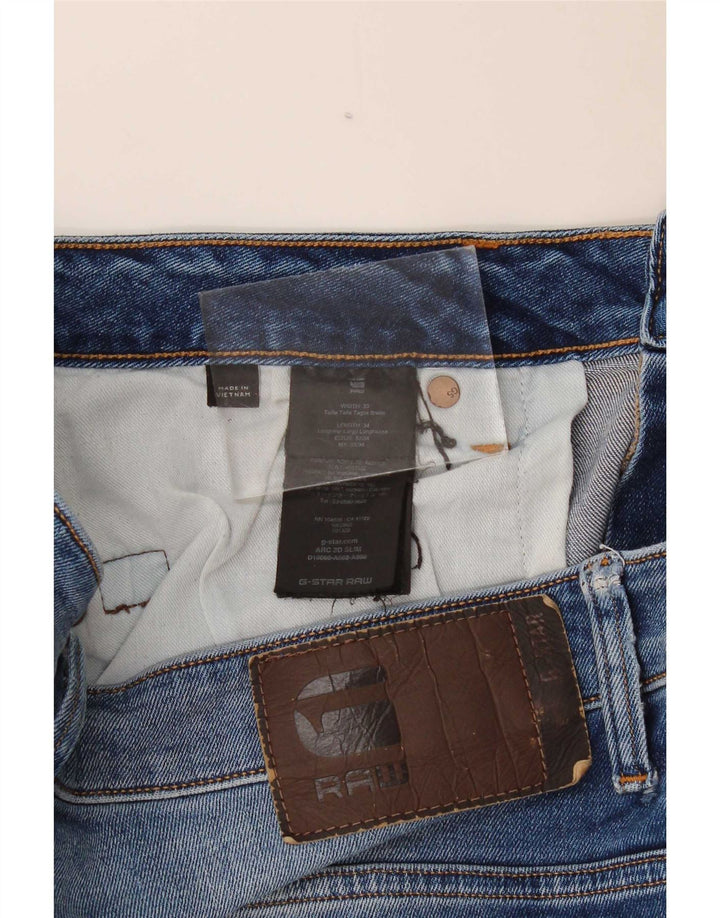 Blugi G-Star 3D Arc Slim pentru bărbați W33 L34 Bumbac albastru