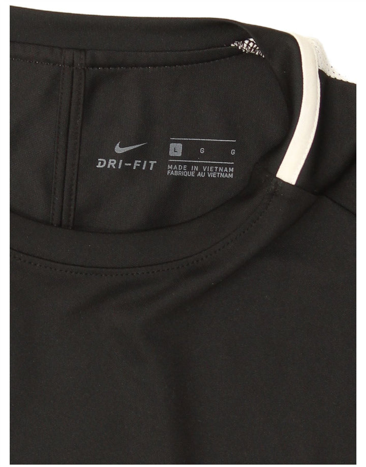 Tricou Nike Dri Fit pentru bărbați Top mare negru colorblock
