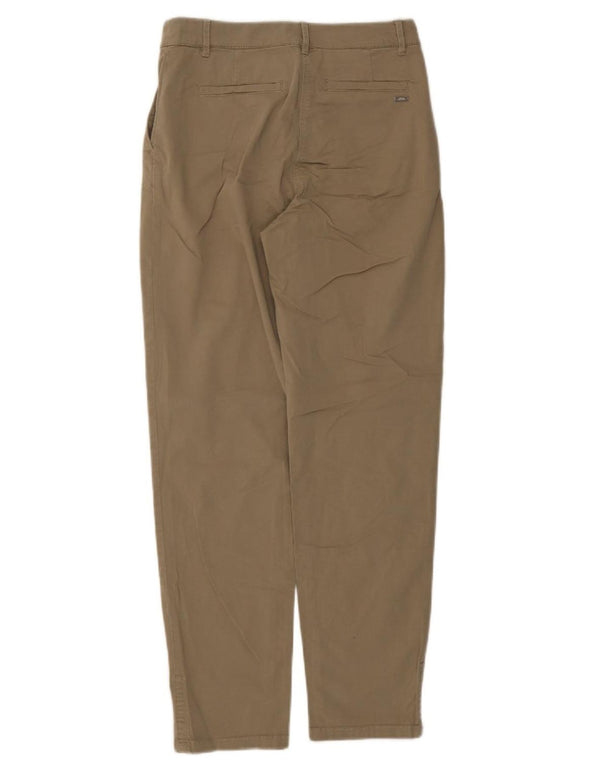 Pantaloni chino conici pentru femei Armani Exchange US 4 Small W36 L29 Bej