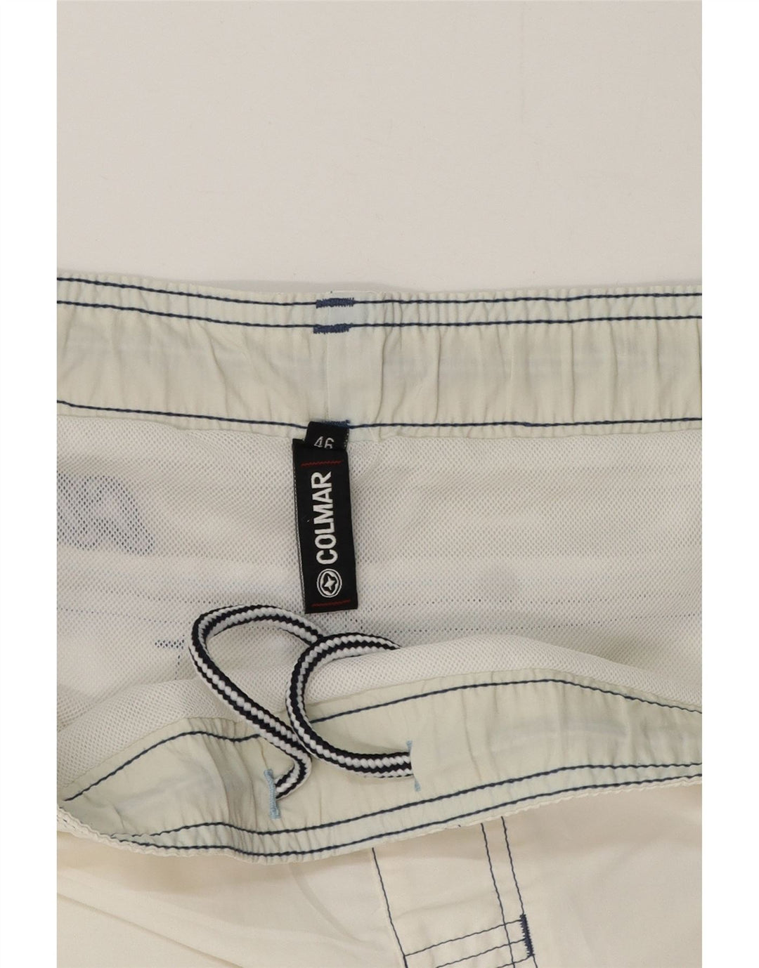 Pantaloni scurți de înot Colmar pentru bărbați EU 46 Mici, alb, bloc de culoare