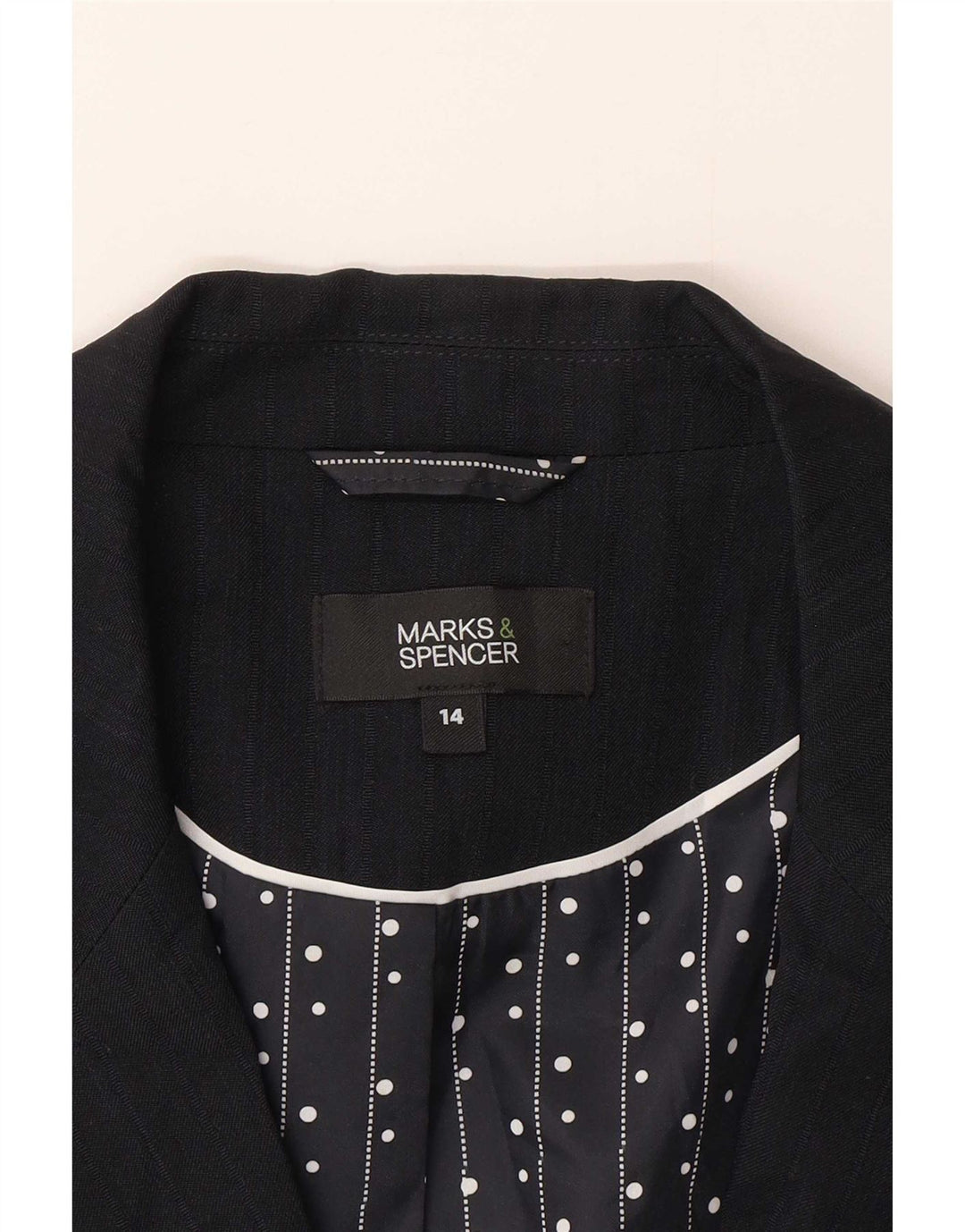 Jachetă pentru femei Marks & Spencer cu 1 buton, UK 14, bleumarin mediu