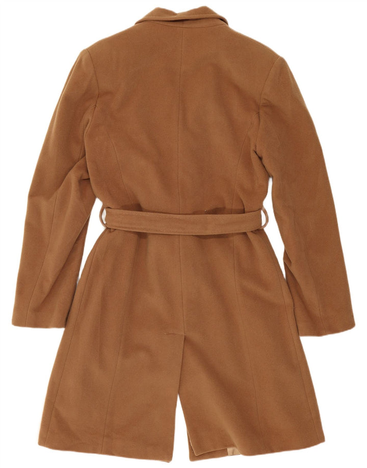 Pardesiu Vintage pentru femei IT 48 XL Lână maro