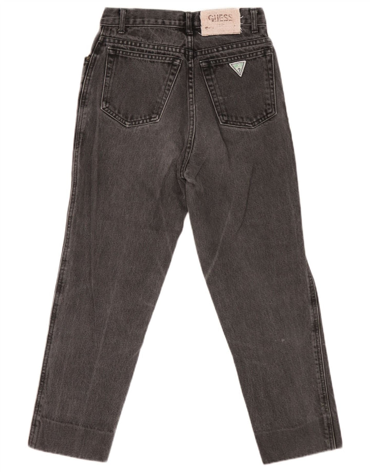 Blugi conici pentru femei Guess W29 L24 bumbac negru