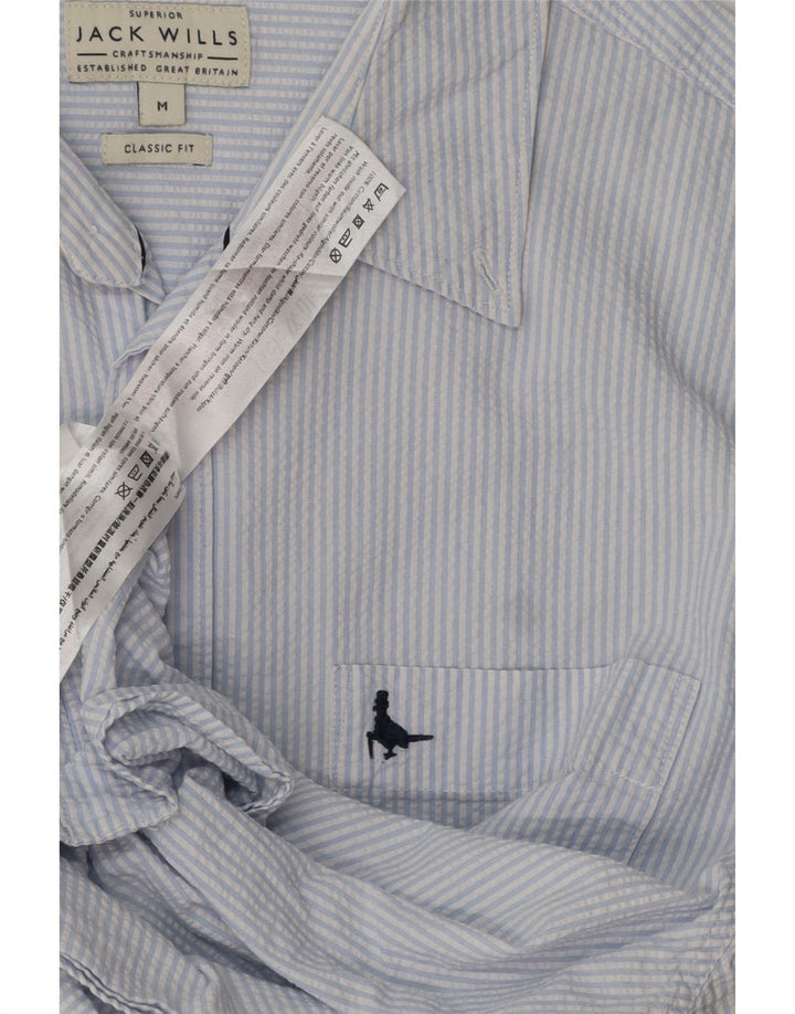 Cămașă Jack Wills pentru bărbați, cu tăiere clasică, din bumbac cu dungi albastre medii