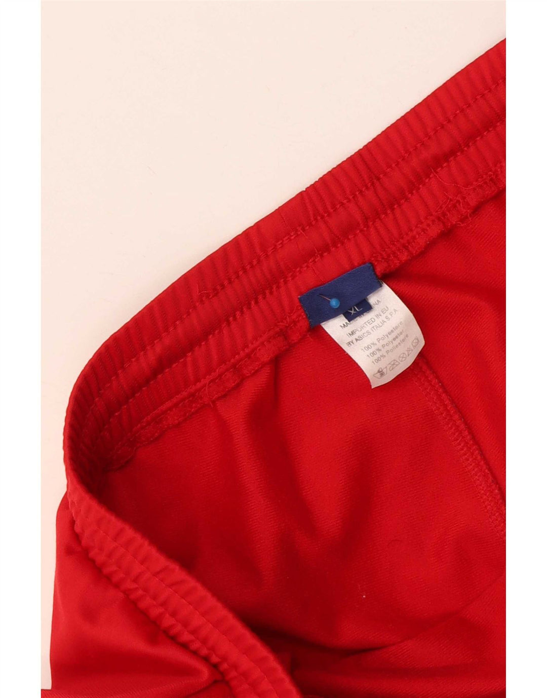 Pantaloni de trening Asics pentru bărbați XL poliester roșu