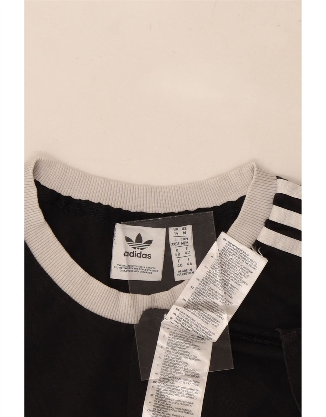 Tricou pentru femei ADIDAS Top UK 14 Medium Black Bumbac