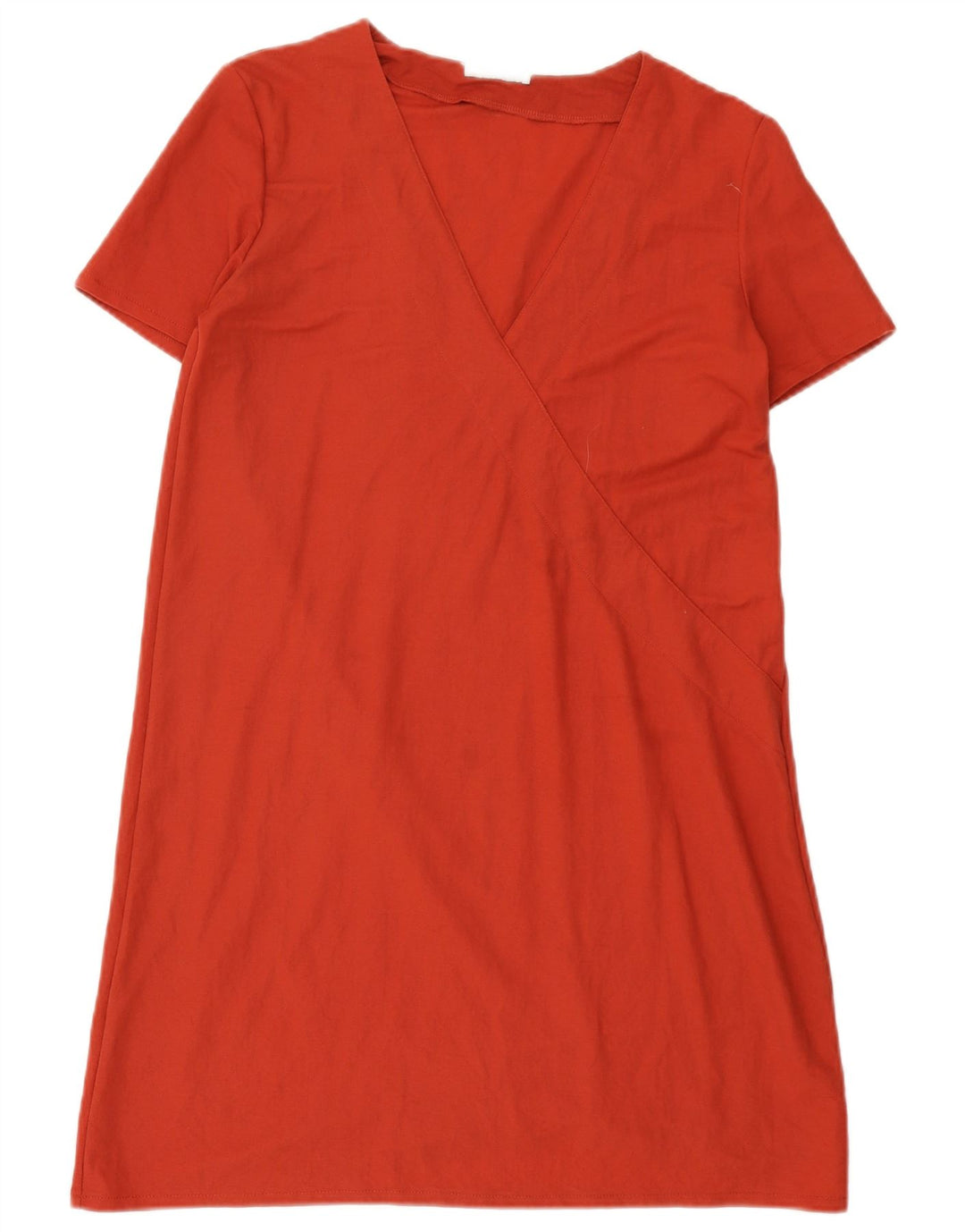 Rochie în formă de A pentru femei Zara UK 14 Viscoză roșie medie