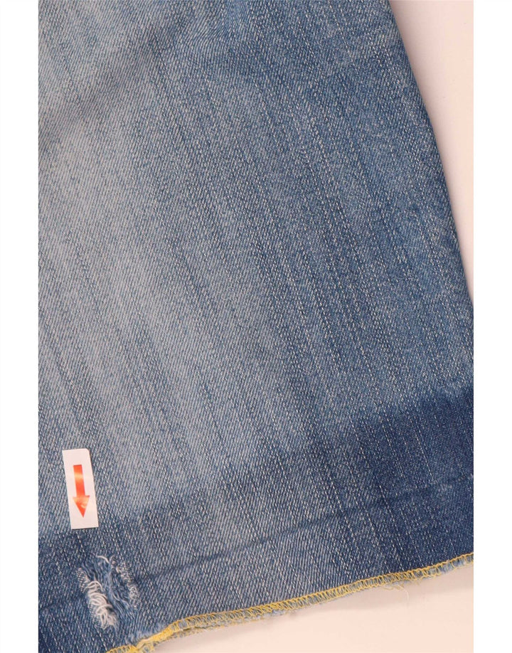 Pantaloni scurți din blugi pentru bărbați Levi's W34, bumbac albastru mare