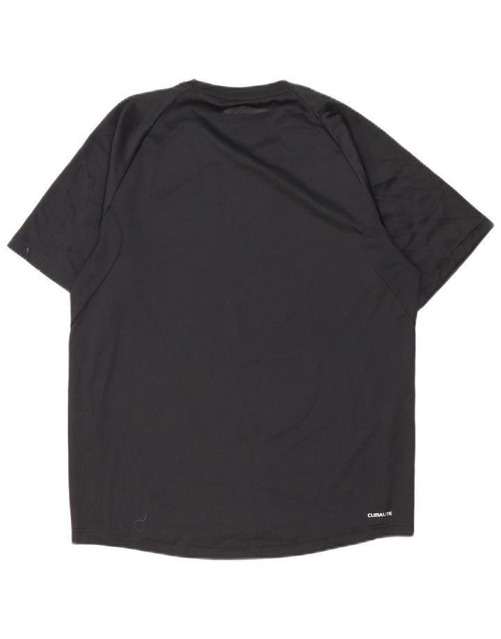 Tricou Adidas Climalite pentru bărbați Top Mediu Negru