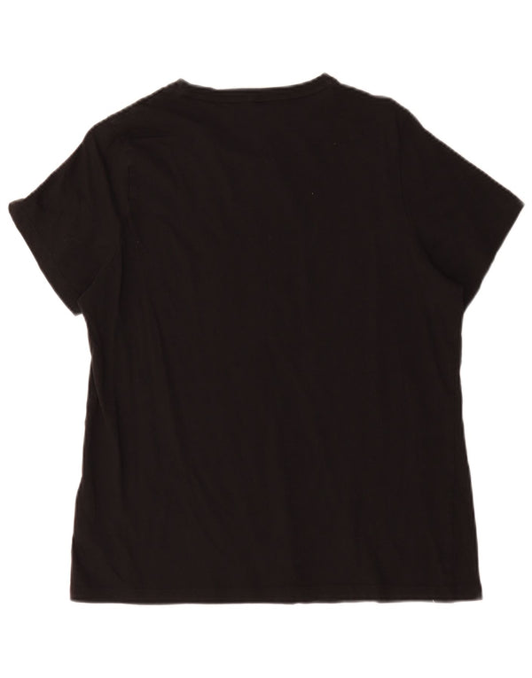 Tricou cu grafic Puma pentru femei, UK 18 XL, bumbac negru