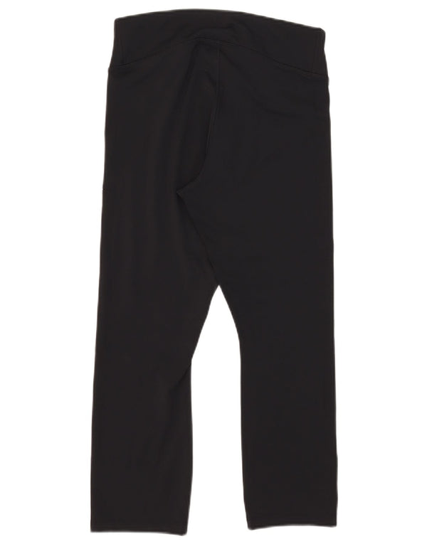 Leggings capri Nike Dri Fit pentru femei UK 16 Poliester negru mare