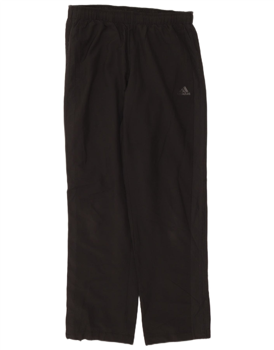ADIDAS Mens Climalite Tracksuit Trousers Large Black Polyester