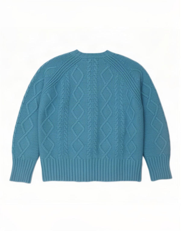 Pulover pentru femei Marks & Spencer Autograph cu gât turnu, UK 18 XL Albastru