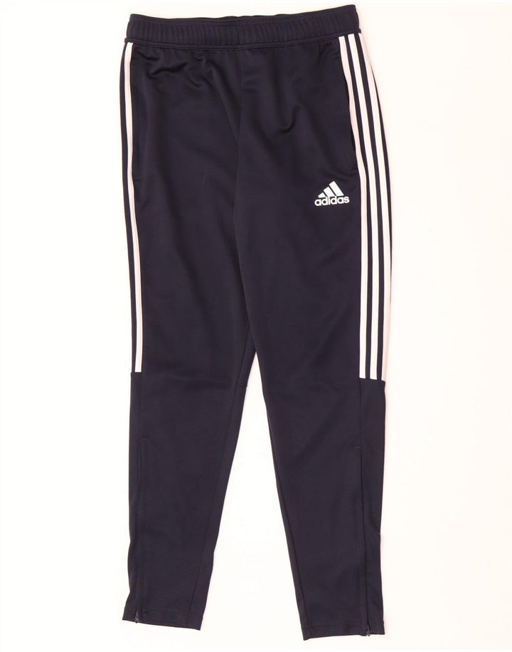 Pantaloni de trening Adidas Aeroready pentru bărbați, poliester mediu albastru bleumarin