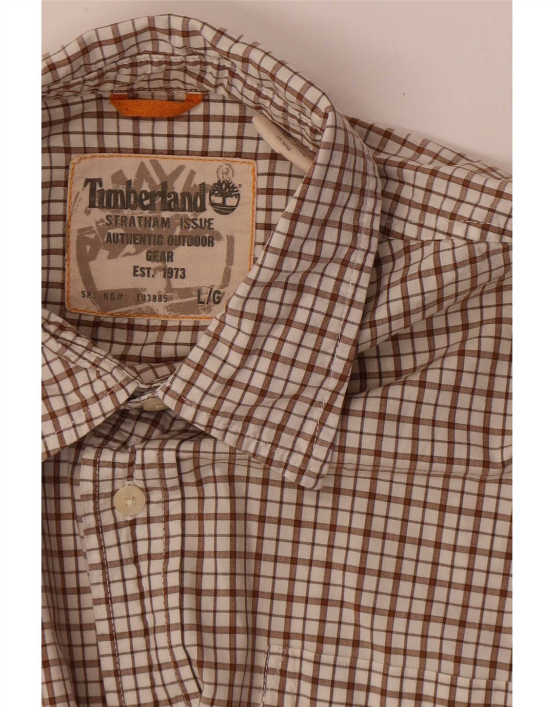 Cămașă cu mânecă scurtă Timberland pentru bărbați, cu carouri mari