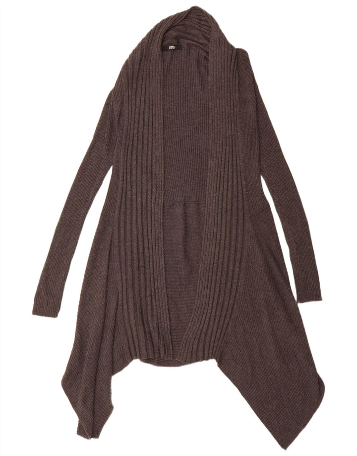 Pulover cardigan asimetric pentru femei Marks & Spencer UK 14 mare gri
