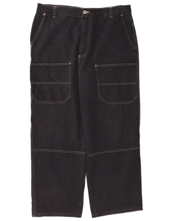 Pantaloni cargo drepti pentru bărbați WPM IT 52 XL W38 L30 Bumbac bleumarin