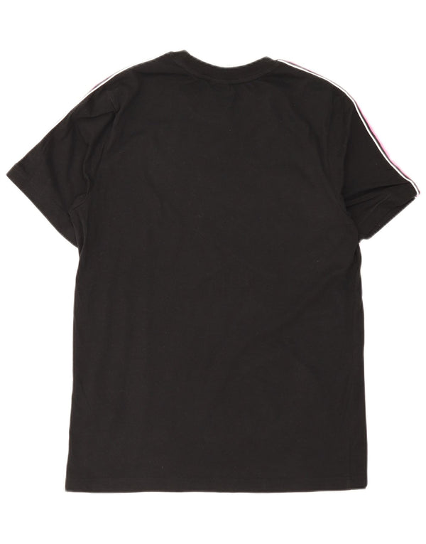 Tricou grafic Nike pentru femei Top UK 14 Medium Black Colorblock Bumbac