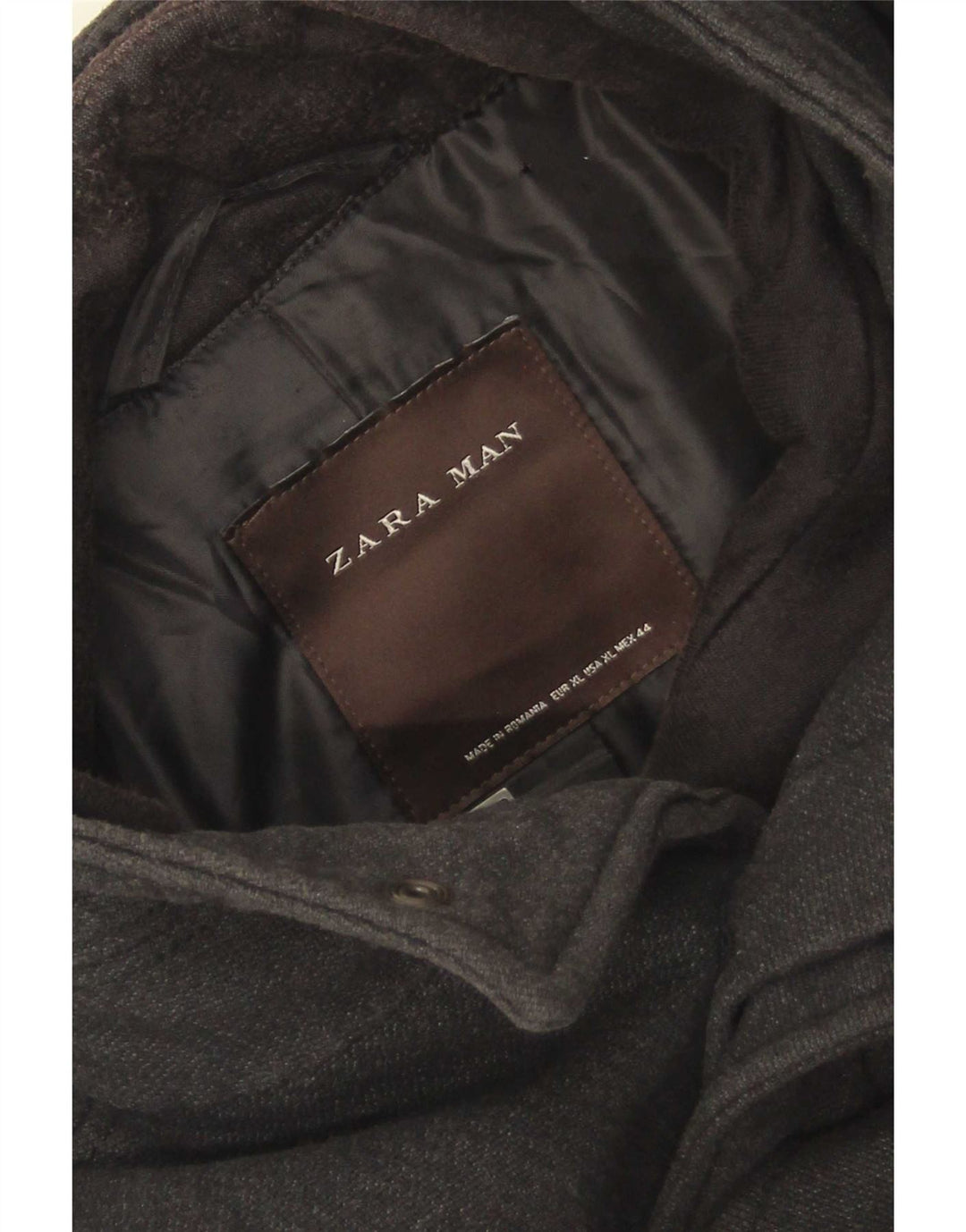 Pardesiu pentru bărbați Zara UK 42 XL poliester gri
