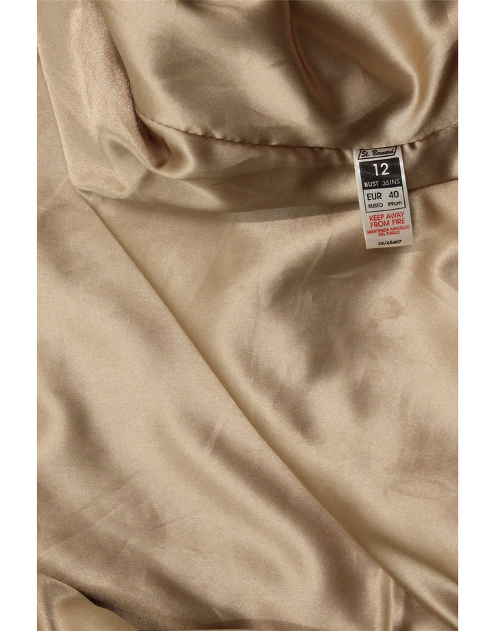 Jachetă de piele pentru femei St. Bernard UK 12 Medium Beige Piele