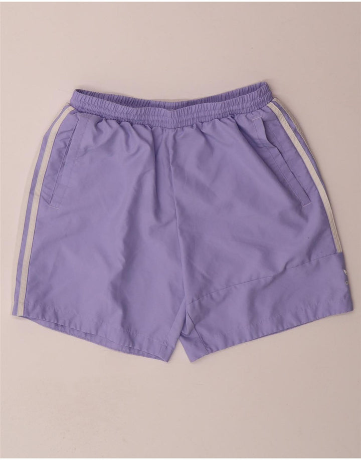 Pantaloni scurți sport ADIDAS pentru bărbați, poliester violet mediu