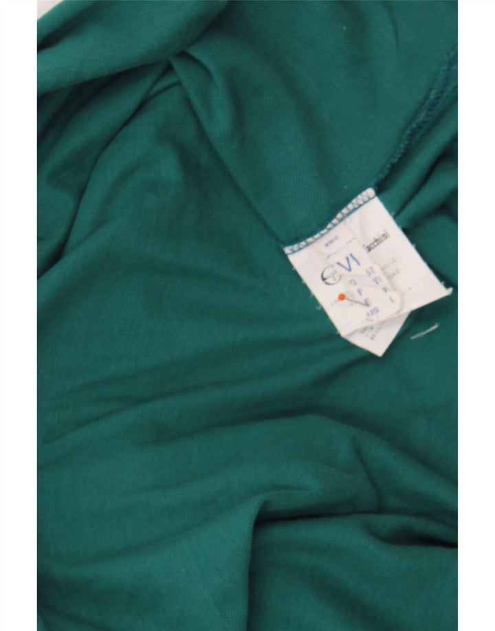SERGIO TACCHINI Mens Polo Shirt Large Green Cotton Vintage Sergio Tacchini and Second-Hand Sergio Tacchini from Messina Hembry 