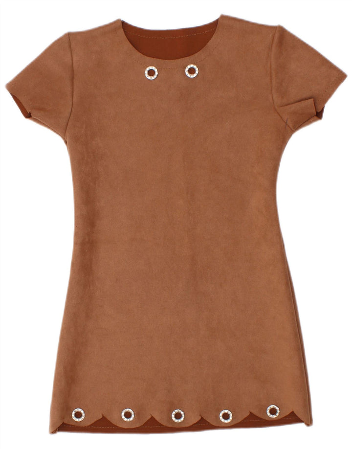 Rochie Schimbata Fete Vintage 3-4 Ani Maro Poliester