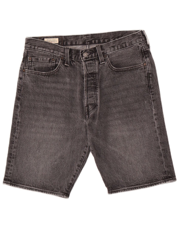 Levi's Mens 501 Denim Shorts W31 Medium Grey Cotton