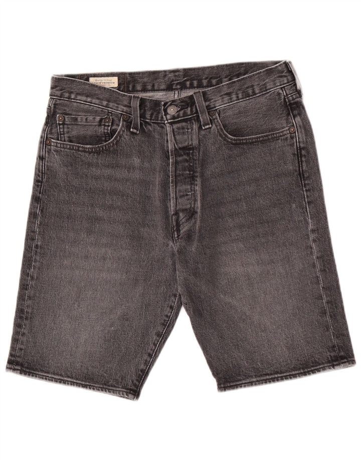 Pantaloni scurți Levi's 501 Denim W31 Medium Gri Bumbac