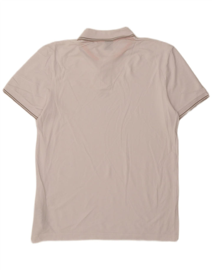 Tricou polo pentru bărbați Hugo Boss, mare, alb, bumbac