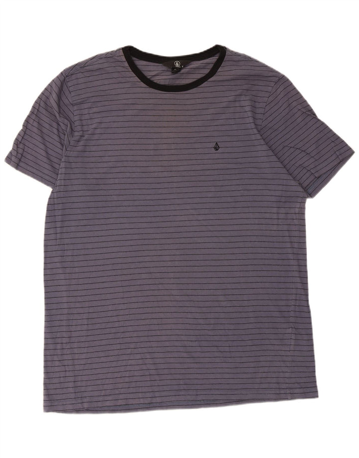Tricou pentru bărbați Volcom Top XL bumbac cu dungi gri