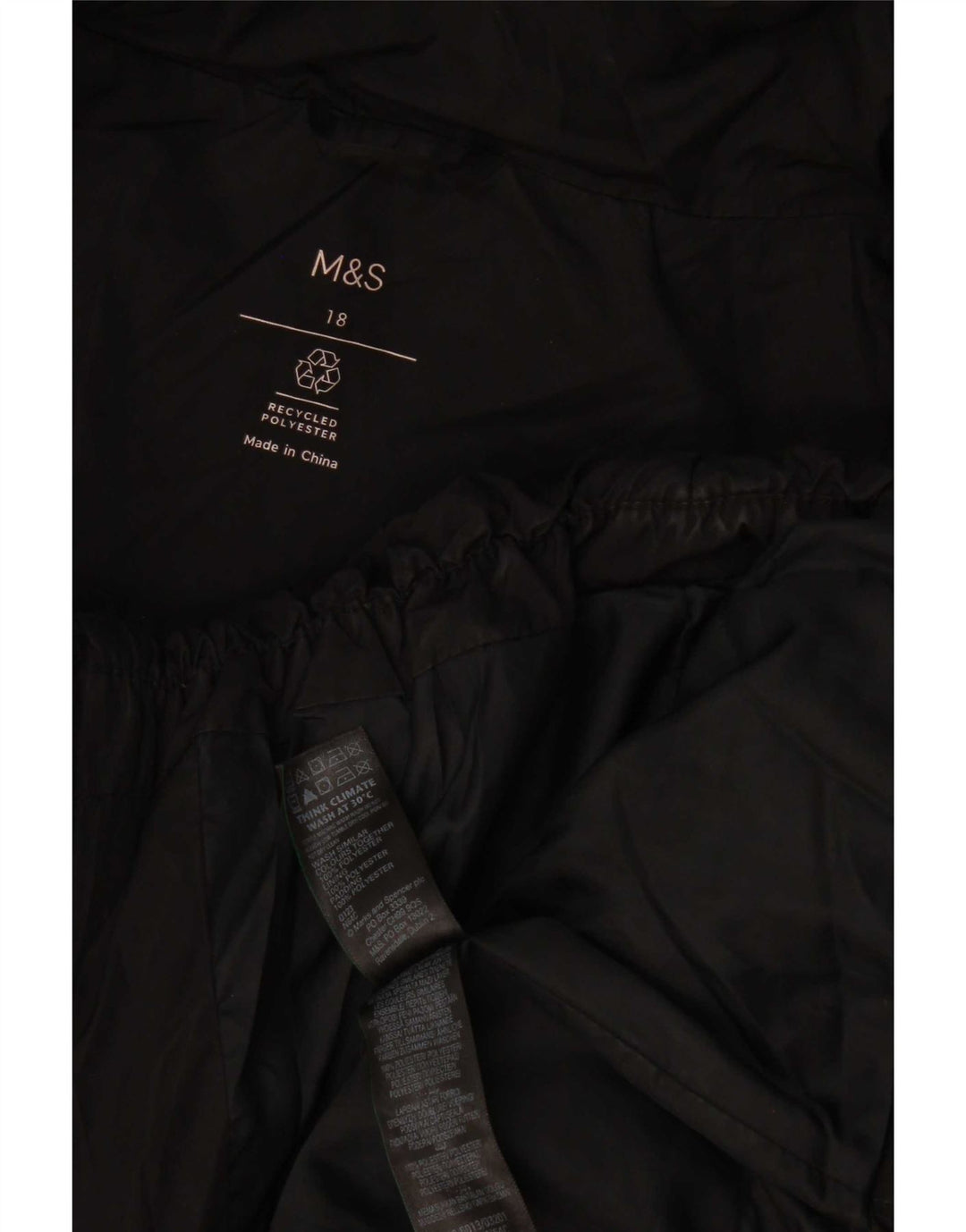 Jachetă căptușită pentru femei Marks & Spencer UK 18 XL Poliester negru