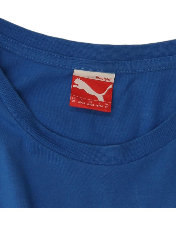 Tricou grafic PUMA pentru bărbați Top XL Albastru
