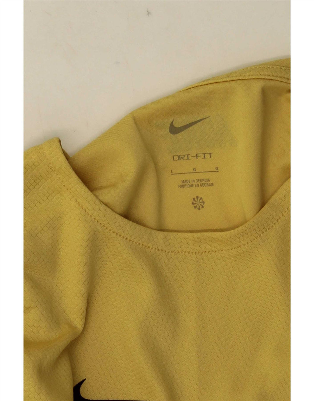 Tricou pentru bărbați Nike Dri Fit Top mare galben