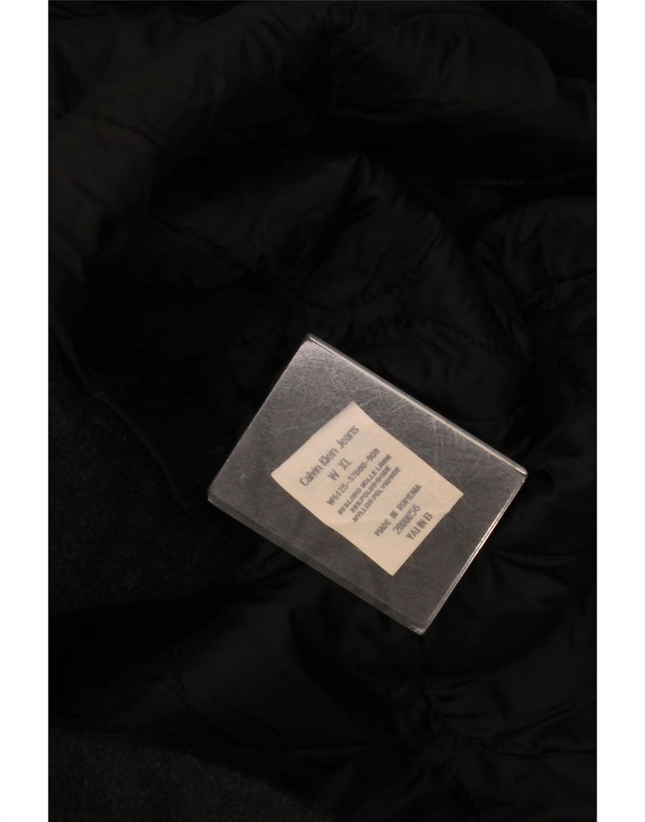 Palton dublu pentru femei Calvin Klein Jeans UK 18 XL Lână gri