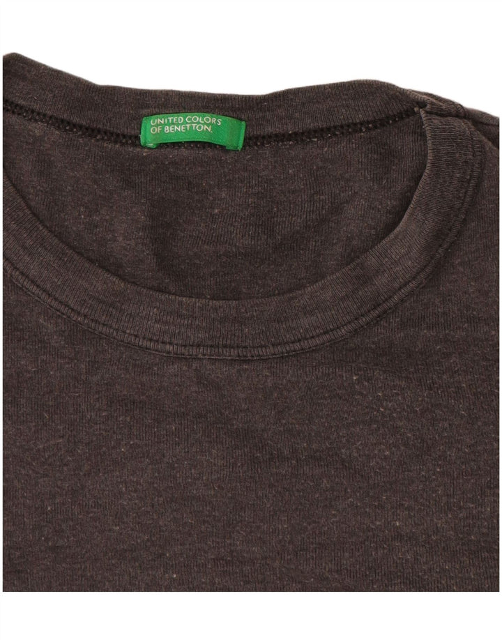 Tricou grafic Benetton pentru femei Top UK 16 Large Gri