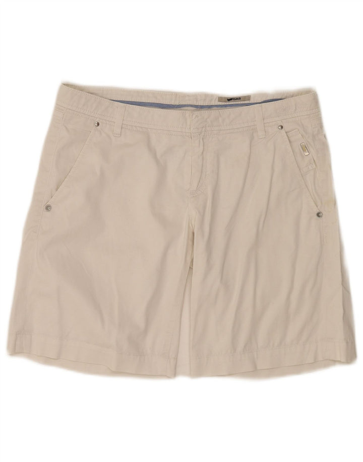 Pantaloni scurți chino pentru bărbați Gas W29, bumbac alb mediu