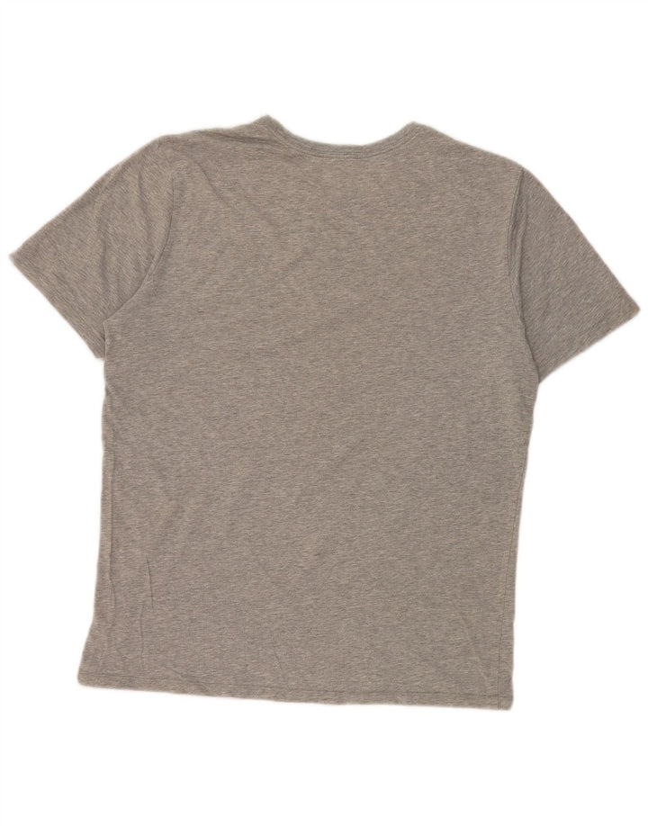 Tricou pentru bărbați Nike Air Max Graphic Top din bumbac gri mediu
