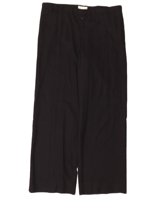 Pantaloni casual pentru femei Emporio Armani, cu croiala lejeră, IT 48 XL W38 L32 bleumarin