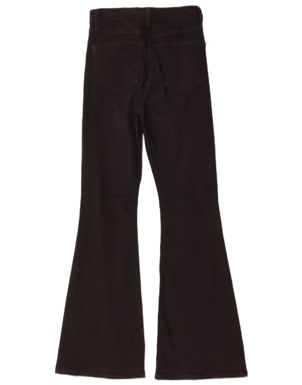 Blugi evazați Jamie Topshop pentru femei W26 L30 bumbac negru